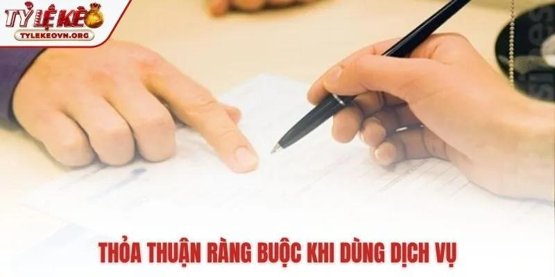 Điều khoản sử dụng Tỷ Lệ kèo là thỏa thuận pháp lý khi truy cập dịch vụ Điều khoản sử dụng Tỷ Lệ kèo là thỏa thuận pháp lý khi truy cập dịch vụ