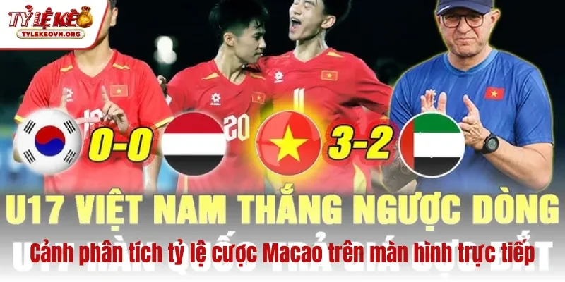 Cảnh phân tích tỷ lệ cược Macao trên màn hình trực tiếp