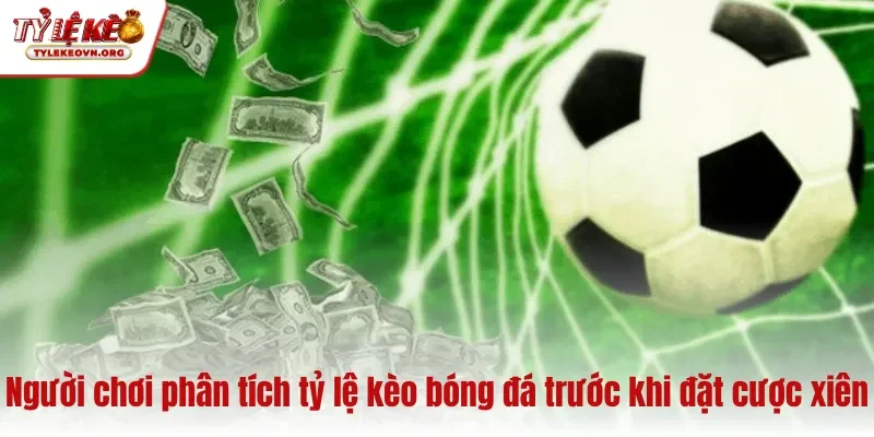 Người chơi phân tích tỷ lệ kèo bóng đá trước khi đặt cược xiên