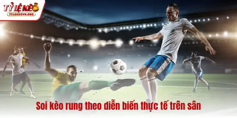 Soi kèo rung theo diễn biến thực tế trên sân